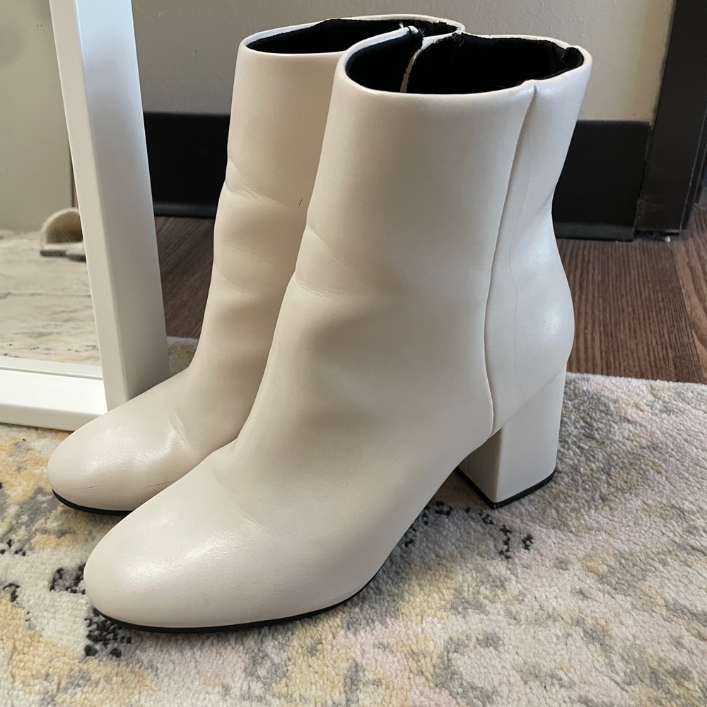 White booties